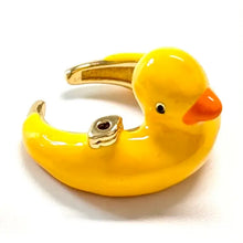 Pool Floating Duck Enamel Ring