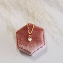 Adora Opal Heart Necklace