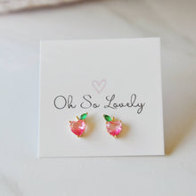 Peach Stud Earrings