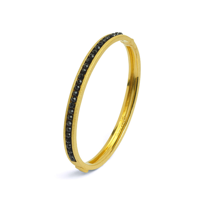 Abisenio Black Spinel Bangle