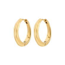 Harrison recycled wavy hoop earrings