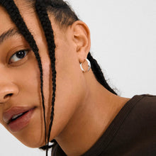 Harrison recycled wavy hoop earrings