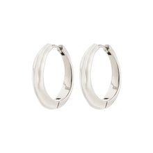 Harrison recycled wavy hoop earrings