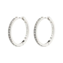 Ebna Large Crystal Hoops