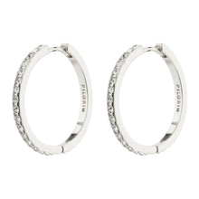 Maxi Maxi Crystal Hoops 26mm