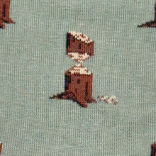 Beaver & Log Men's Socks
