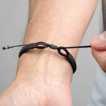 Infinity Knot Leather Bracelet