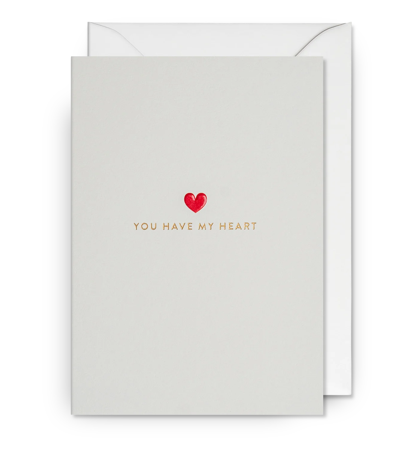 You Have My Heart Minimalist Greeting Card