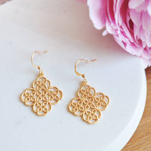 Victoria Filigree Dangle Earrings