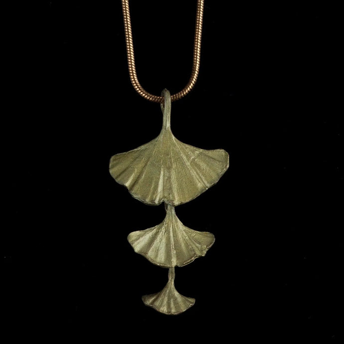 Gingko Triple Pendant
