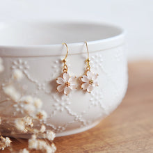 Charlotte Beautiful Flower Dangle Earrings