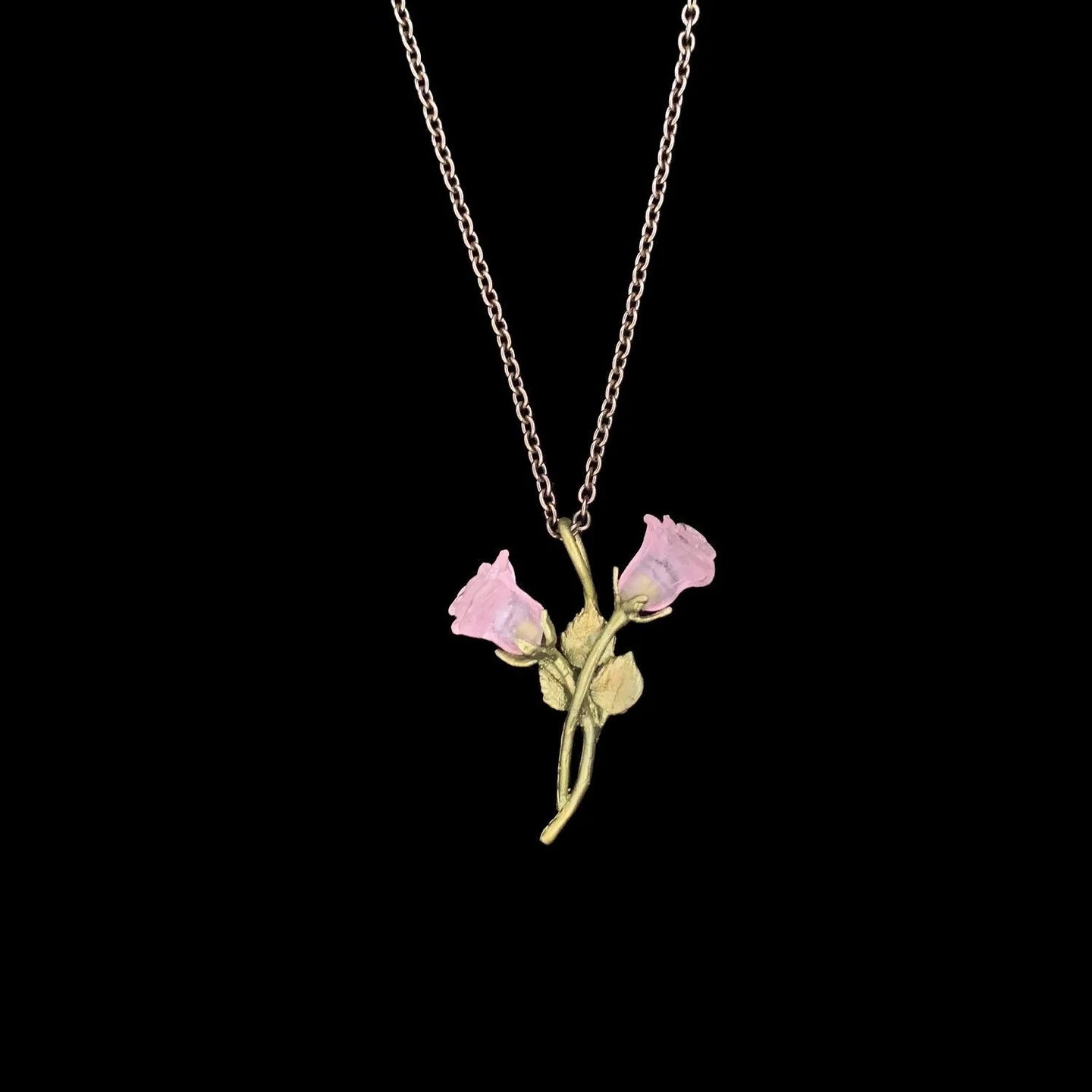 Blushing Rose Dainty Pendant