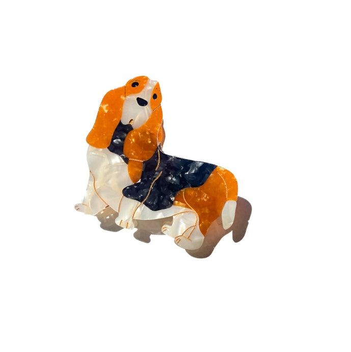 Basset Hound Claw Hair Clip