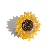 Sunflower Claw Hair Clip