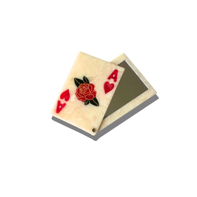 Ace of Hearts Compact Mirror