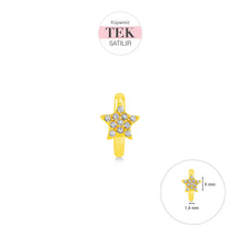 Helix Hoop CZ Star Earring