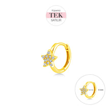 Helix Hoop CZ Star Earring