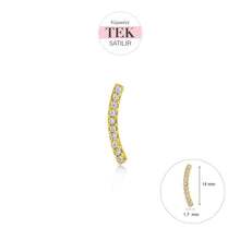 Shiny Arc Earring