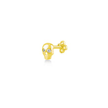 Skull with Shiny Eye Earring