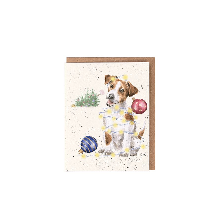Joyful and Triumphant Jack Russell Enclosure Card
