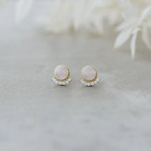 Admiration Studs Rose Quartz