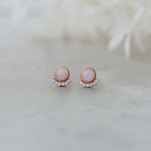 Admiration Studs Rose Quartz