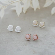 Admiration Studs Rose Quartz