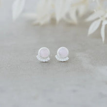 Admiration Studs Rose Quartz
