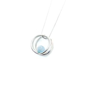 Balance Double Ring Necklace