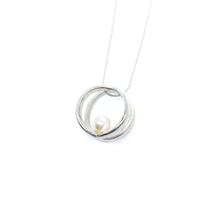 Balance Double Ring Necklace