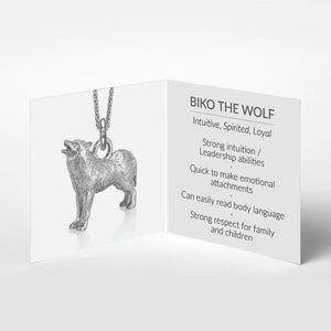 Biko the Wolf Charm