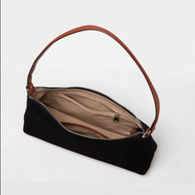 Crescent Suede Shoulder Bag