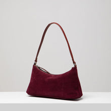 Crescent Suede Shoulder Bag