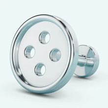 Button Flat Back Earring