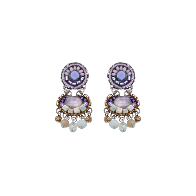 Hyacinth Anvil Earrings