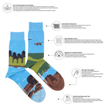 Canadian Shield Landscape Men's Socks