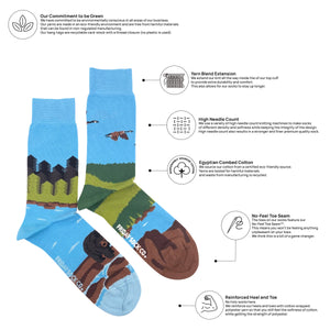 Canadian Shield Landscape Men's Socks