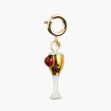 Champagne Glass Charm 15 Years