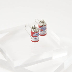 Budweiser Can Earrings