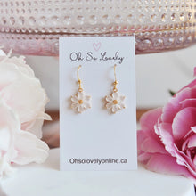 Charlotte Beautiful Flower Dangle Earrings