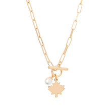 Maple Leaf Toggle Necklace