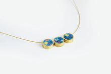 Framed Concrete Trio Necklace