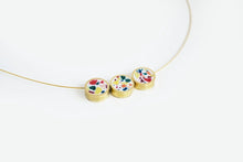 Framed Concrete Trio Necklace