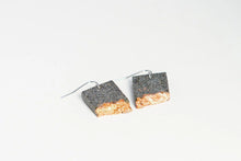 Concrete Fractured Rectangle Earrings