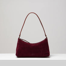 Crescent Suede Shoulder Bag