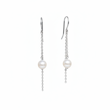 Cascade White Pearl Earrings