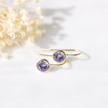 Dazzle Earrings Purple