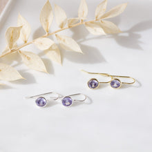 Dazzle Earrings Purple