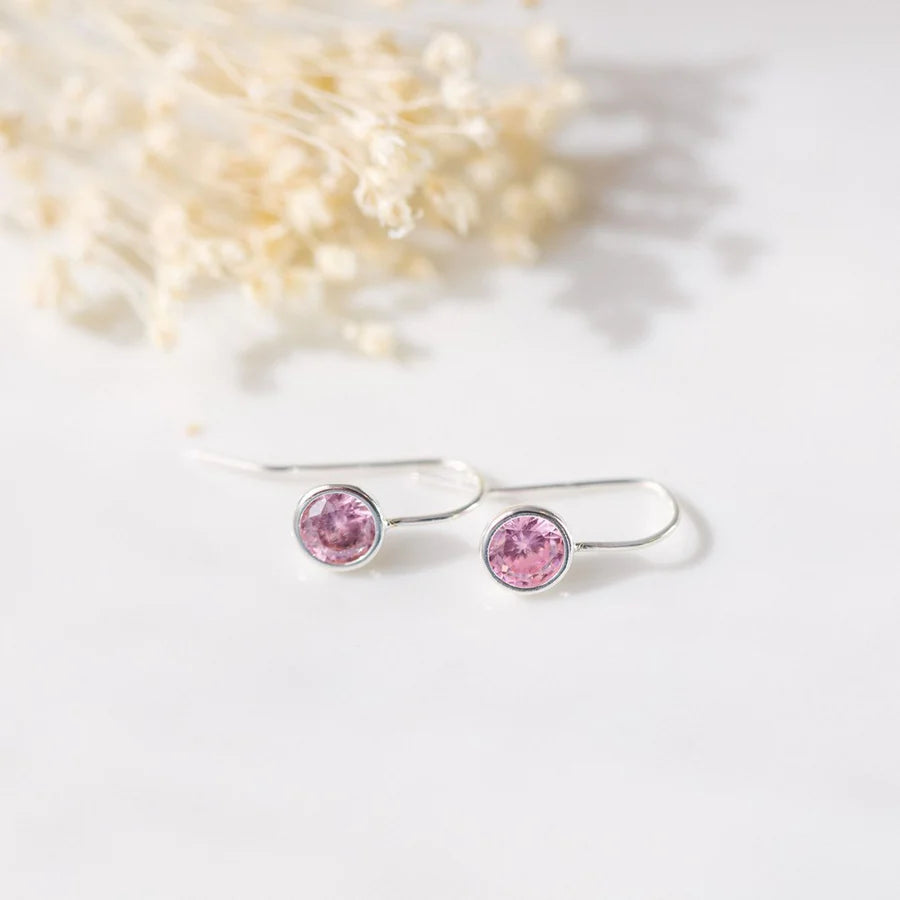 Dazzle Earrings Pink