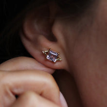 Diana Pink Amethyst Studs